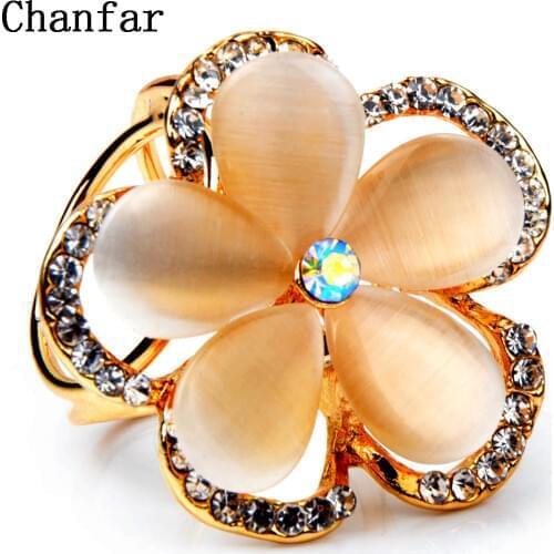 Chanfar 2 Styles Fashion Flowers Scarf Buckle Crystal Rhinestone Wedding Brooch For Scarves Holder Clip Jewelry Wholesale