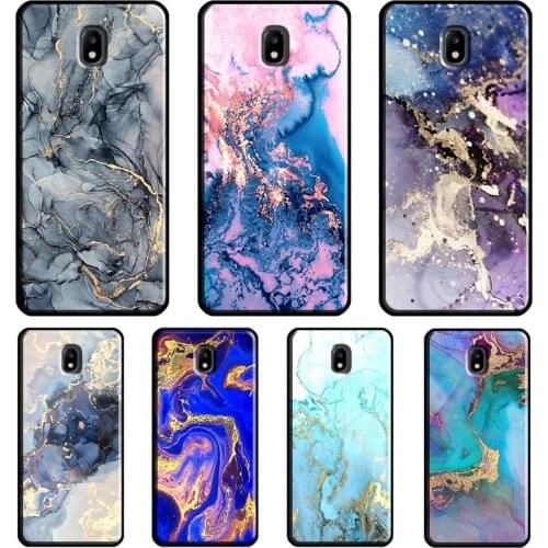 Ink Painting marble Case For Samsung Galaxy J5 J1 J3 J7 A3 A5 2016 2017 J4 J6 J8 A8 A6 Plus A7 A9 2018 Cover