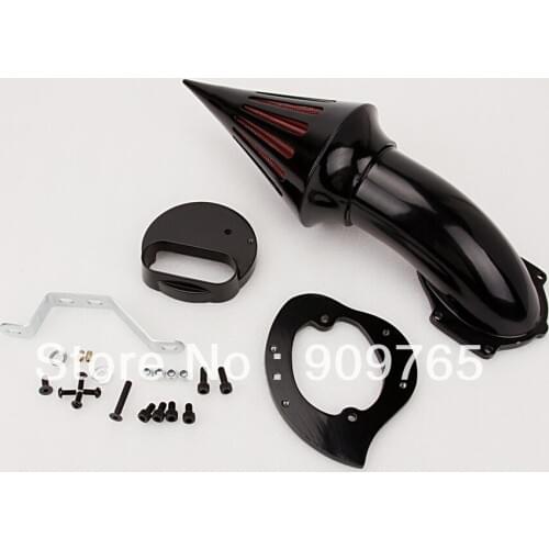 Black Motor Spike Air Cleaner Intake Filter Kit for Yamaha V-Star 1100 1999-2012 All years