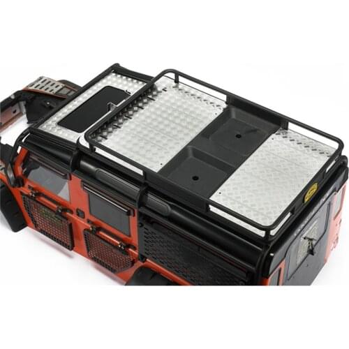 Decoration Roof Rack Anti-skid Plate Luggage Carrier Board for 1/10 TRAXXAS TRX4 Defender RC Car Accessories