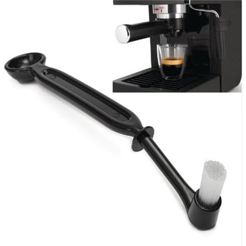 Coffee Machine Brush Espresso Grinder Machine Group Head Kitchen Nylon Cleaning Brush Bristle Spoon Home Appliance Parts