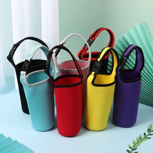30oz Eco-Friendly Portable Tote Bag Cup Pouch Carrier Cup Sleeve Mug Holder Beverage Bag Water Bottle Bag