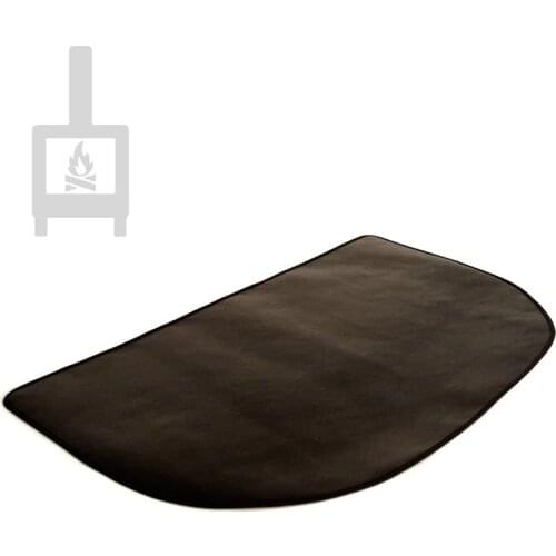 Fireplace Rug 50cm*100cm Carpet Barbecue Mat Fiberglass Silicon Carpet Semicircular Flame Retardant Carpet Fire Pit Mat Outdoor