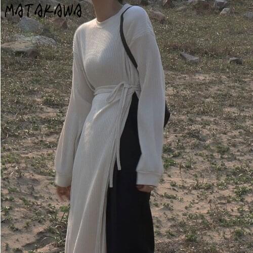 Matakawa Fashionable Knitted Dresses