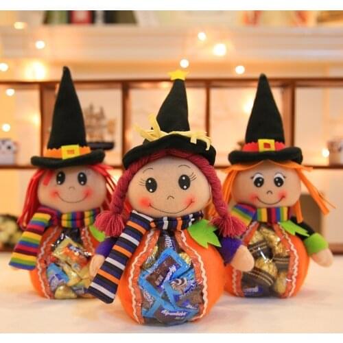 1pcs Halloween Candy Bags Cute Gift Bag Trick or Treat Kids Gift Pumpkin Bat Candy Boxes Birthday Party Decoration Supplies