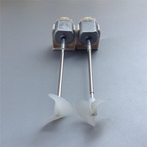 RC Boat Motor Drive Set 130 Motor+Motor Seat+Copper Coupling+75mm Shaft+Propellers Kit For DIY RC Model Boat Ship