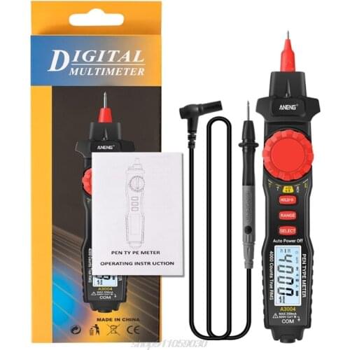 A3004 Multimeter Non Contact Pen Type Meter 4000 Counts AC/DC Voltage Resistance Capacitance Diode Continuity A07 21 Dropship