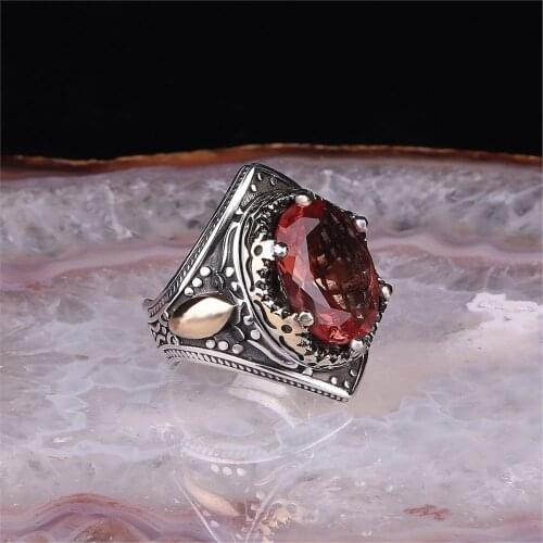 Zultanit 925 Sterling 925 K Silver Men 'S Ring