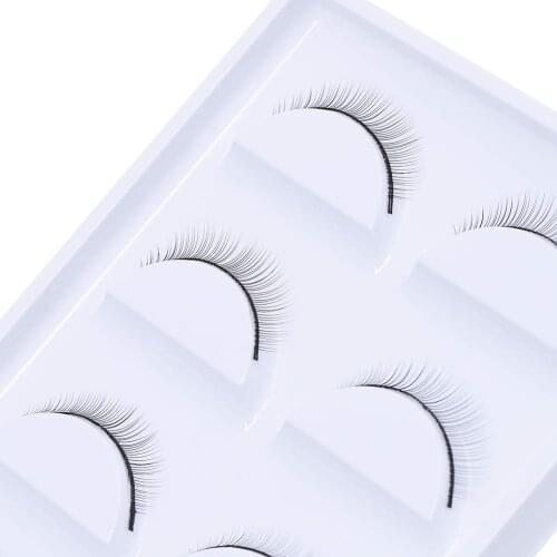 5 Pairs/Set False Eyelashes Handmade Training Lashes Natural Practice For Beginners Teaching Lashes Eye Extension Makeup Tool