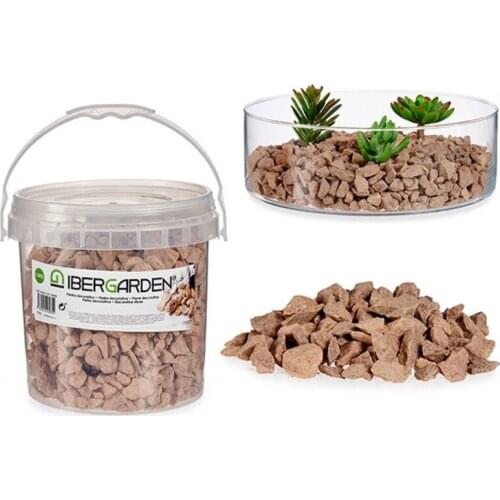 Stone Set Decoration Brown