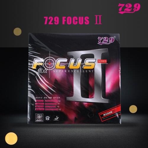 Original 729 FOCUS II FOCUS2 FOCUS-2 Snipe Pips-in Table Tennis Pingpong Rubber with Sponge 2.2mm