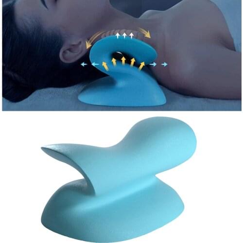 Cervical Traction Device Pillow Cushion Neck Stretcher Relaxation Cervical Spine Alignment