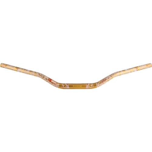 Aluminum Alloy Motorcycle Handlebar Riser MX 1 1/8 Inches 28mm Handle Fat Bar with Skull Flower Pattern