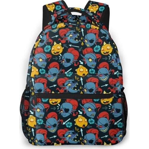 Undertale Backpack for Girls Boys Travel RucksackBackpacks for Teenage school bag