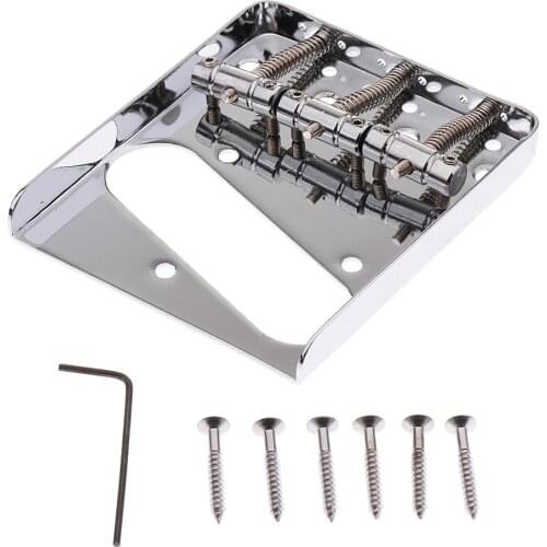 Durable Alloy Electric Guitar String Through Body Bridge Set for Guitar