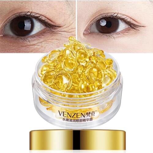 1Pcs Eye Serum Hydrating Remove Dark Circles Crows Feet Anti-Dryness Puffiness Nourish Lifting Firming Sheep Placenta Skin Care