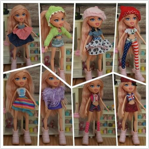 30cm doll bratz doll Monster High School Doll Clothes Skirt Suit Replacement Play Clothes