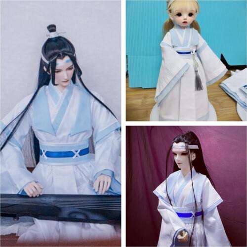 30cm Figure Doll 1/6 1/4 1/3 BJD Clothes Accessories Ancient Costum Hanfu Samurai Suit For BJD/SD YOSD 80cm Strong Uncle A0782