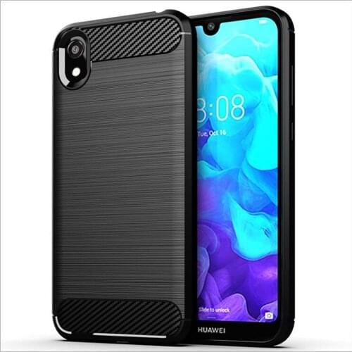 Honor 7A 5.45"Case Carbon fiber Cover Full Protection Phone Case For Huawei Y5 2018 2019 Honor 7 A DUA-L22 8S Cover Flex Bumper
