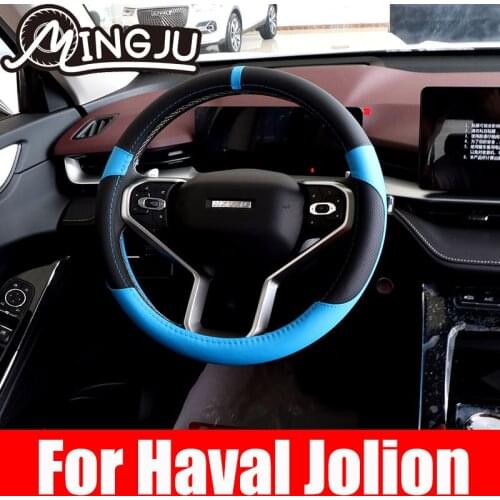 Car Steering Wheel Cover PU Leather Wheel Cover Auto Decoration Steering Wheel Cover Cubre Volante Auto For Haval Jolion 2021