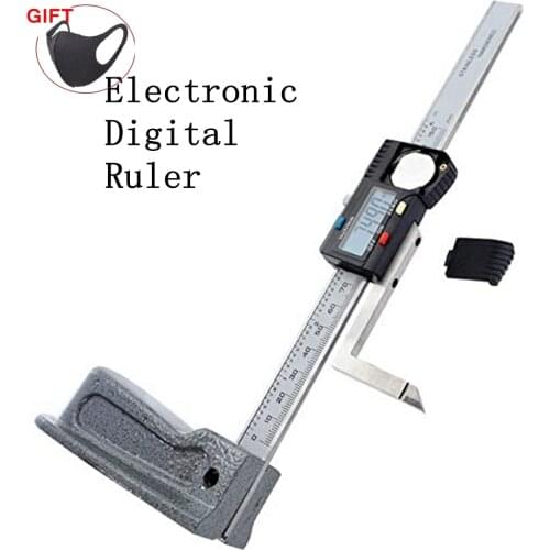 Electronic Digital Ruler Digital Height Gauge Vernier 0-150mm 0.01mm Electronic Marking Woodworking Table Marking Ruled Ruler