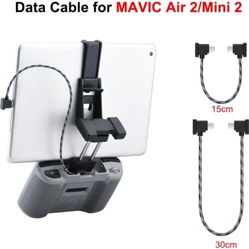 For DJI MAVIC Air 2/Mini 2 Drone Data Cable OTG Remote Controller to Phone Tablet Connector Micro USB TypeC IOS Extend Accessory