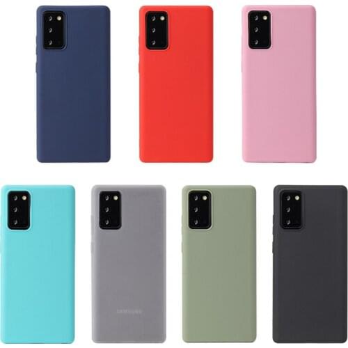 50pcs Candy Color Matte Frosted Cover Silicone Rubber Shockproof Soft TPU Case For Samsung Galaxy S21 Plus S20 FE Note 20 Ultra