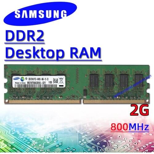 Samsung Desktop Computer ddr2 2GB 800MHz RAM PC2- 6400U 4G