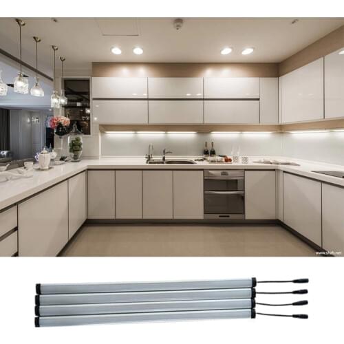 2019 New High CRI +90 4pcs/lot LED Bar Lights 5V 12V 24V 2835 LED Rigid Strip 50cm LED Tube with U Aluminium Shell + PC Cover