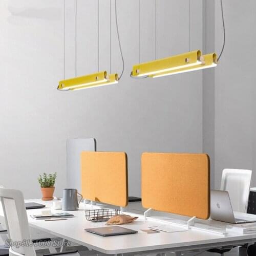 Modern Led pendant lights Nordic Loft Office Multicolor Wooden Iron pendant lamp Creative Macaron Kitchen Hanging Lights Fixture