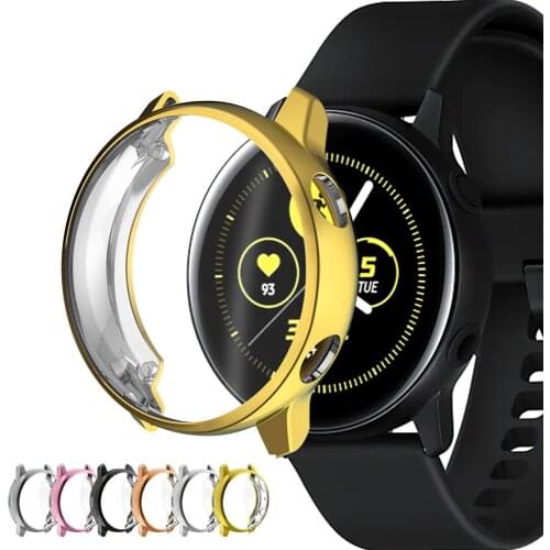 Protective Case For Samsung Galaxy Watch Active 2 Protector Full Screen Protection Soft TPU Case For Galaxy Active 2 40/44mm