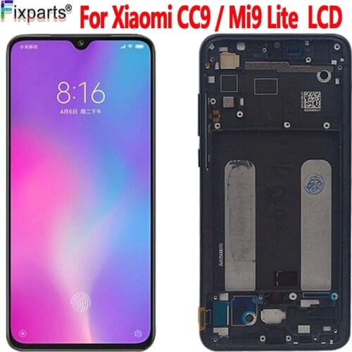 AMOLED/TFT For Xiaomi Mi CC9 Display For CC9 LCD Touch Screen Digitizer Assembly Parts 6.39'' For Xiaomi Mi 9 lite M1904F3BG Lcd