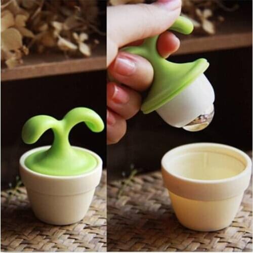 1 Pc Massage Lymph Flower Pot Massagers Flower Seedling Potted Ball Small Portable Massagers Cervical Spine Massager Neck Waist
