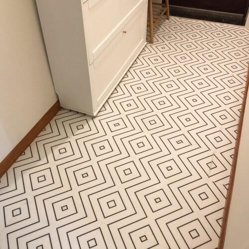 10 pcs/lot DIY Wall Stickers Room Decoration Floor PP Self Adhensive Bathroom Living Rooms Kitchen Old House Renovation