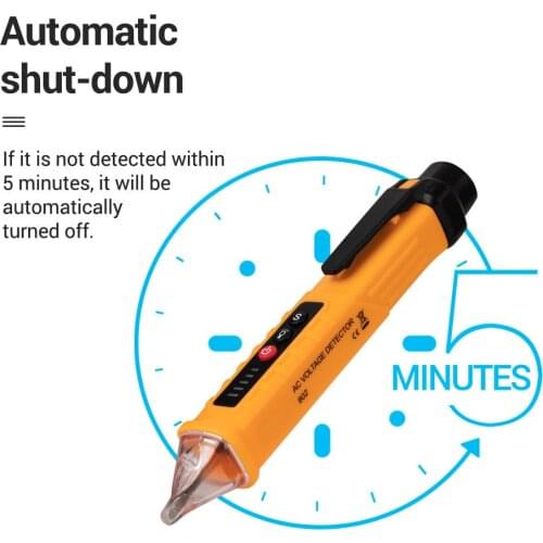 12-1000V AC Voltage Detectors Non-Contact Tester Pen Tester Meter Volt Current Electric Test Pencil PM8908C