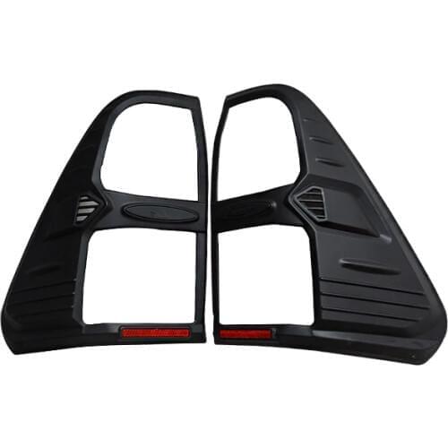 2PCS/SET fit FOR 2015 2016 2017 HILUX REVO body kit cover TRIMS tail lamp cover fromt lights cover rear tail lights cover
