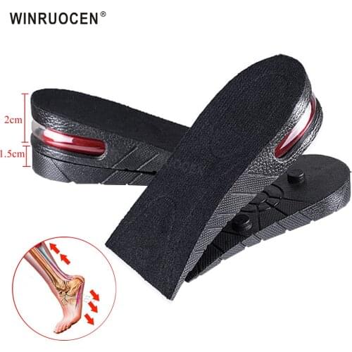4.5cm Invisible Height Increase Insole Cushion Height Lift Adjustable Shoe Heel Insert Taller Support Absorbant Foot Pad