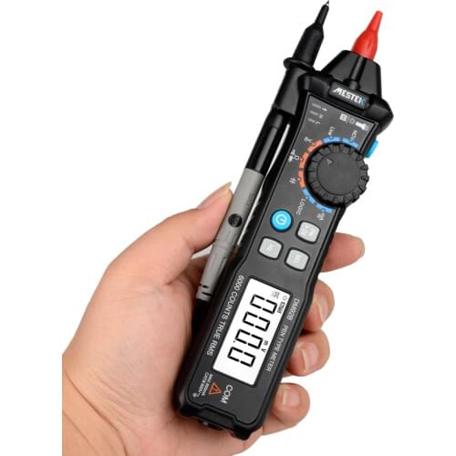 Mestek Digital Multimeter 6000 Counts pen type multimeter with Non Contact Auto Range Electric Handheld Pocket Multimeter