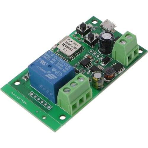 DC 5V-32V Jog Self-lock Smart WiFi Wireless Switch Relay Module APP Control New #20/19W