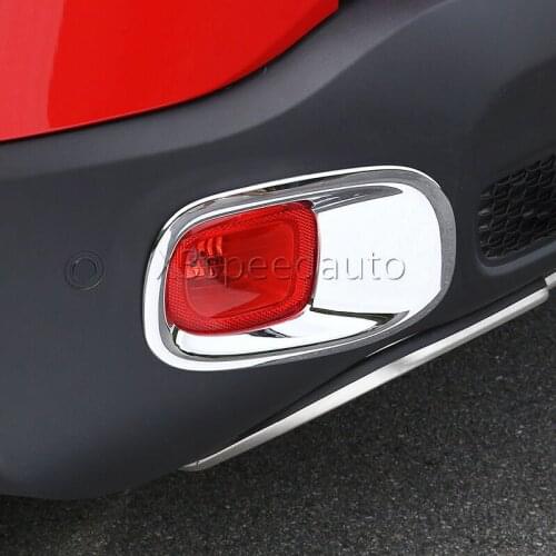 For Jeep Renegade 2015-2017 Rear Fog Light Cover Trim 2pcs Car-styling Free Shipping