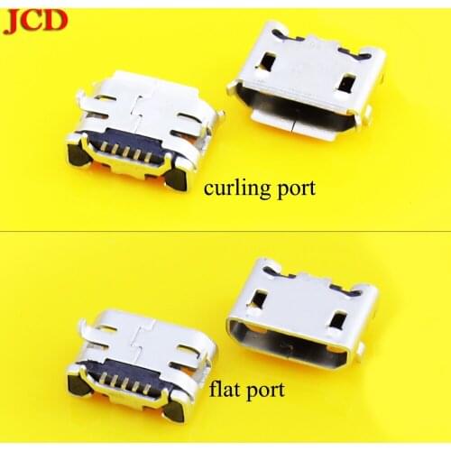 JCD MICRO mini USB charging port for phone tablet android 5 P Pin 7.2mm for Lenovo Zte Huawei Coolpad ,4 foot DIP,BIG Ox horn