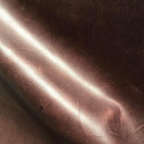 Sands brown oil red wax mad horse Paper skin layer of leather handmade diy wallet materials