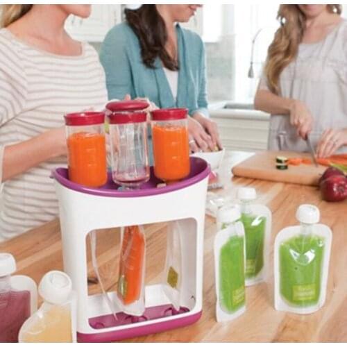 Baby Food Maker Pouches Easy Clean Baby Food storage Kids Insulation Bags Topper Organizer Safe Almacenaje for Newborn