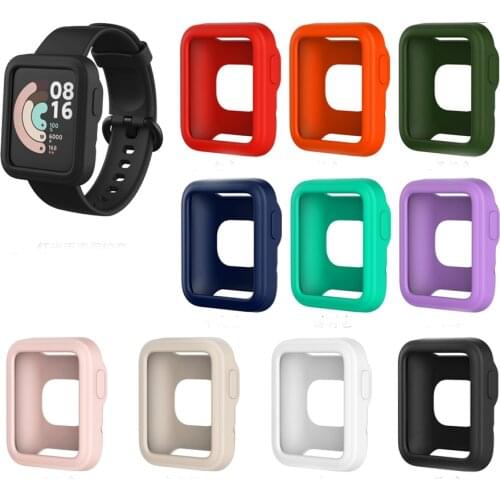 Smartwatch TPU Soft Full Edge Protector Case Shell Frame Protective Bumper Cover For Xiaomi Mi Watch Lite / Redmi Smart Watch