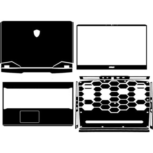 KH Laptop Sticker Skin Decals Cover Protector Guard for MSI GE76 MS-17K2