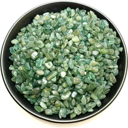 50g Natural Green Apatite Quartz Crystal Gravel Stone Mineral Specimen Wholesale Natural Stones and Minerals