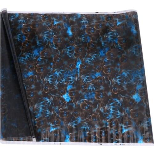 Blue Eyes Water Transfer Print Skull Film PVA Dipping Hydrographics 0.5m x 2m