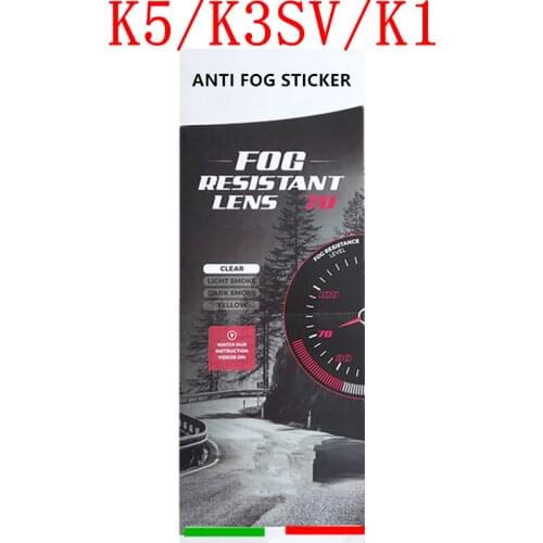 K5 Motorcycle Helmet Anti Fog Film for AGV K5 K3SV K1 Helmets Visor Anti Fog Sticker Full Face Motorcycle Helmet Accessories