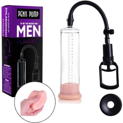2 Styles Transparent Penis Enlargement Pumps Cock Pro Extender Vacuum Pump For Men Dick Erection Assisting Device