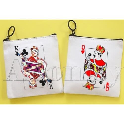 Queen Freddie Mercury Korean Style Cartoon Printed Canvas Bag Design Canvas Simple and Fashionable Storage Bag